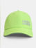 Neon Green Logo Print Activewear Cap_409492+1